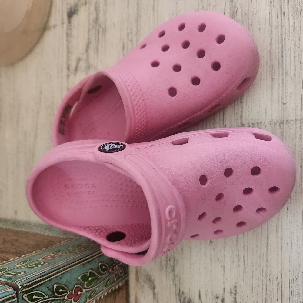 CROCS Pink Sandals with Croslite Comfort